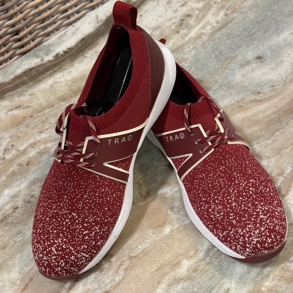 Women’s TRAQ by Alegria Qool Water Resistant Knit Sneaker- Size 39 - Picture 10 of 12